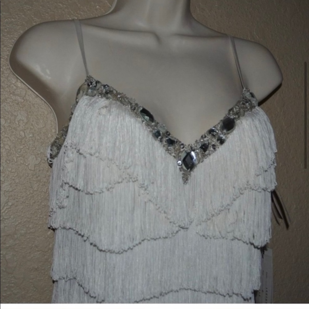 WHITE JOVANI DRESS